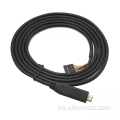 PL232RL/RS232 personalizado Tipo-C al cable DuPont FTDI